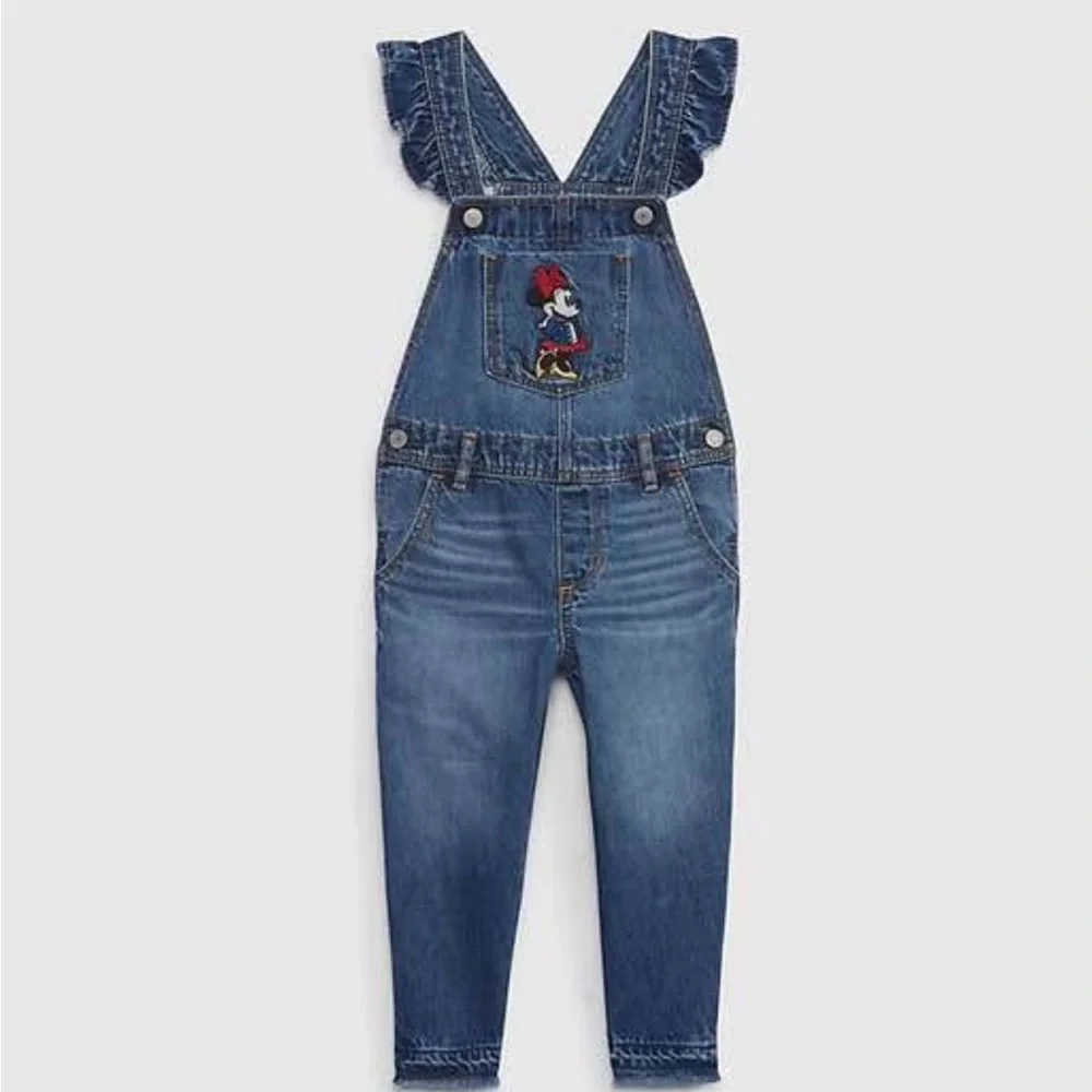 Gap × Disney Baby & Toddler Minnie Mouse Denim Overalls